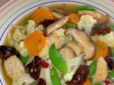 Meatless stir fry cauliflower