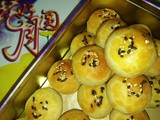Mini cheesy shanghai mooncakes [上海月饼]