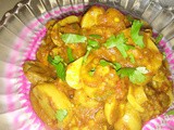 Mushroom curry with garam masala