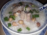 Peanut pork ribs porridge