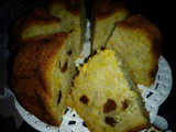 Pumpkin and raisin cake