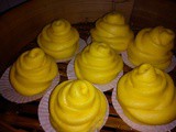 Pumpkin rose flower mantou