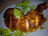 Roasted bean paste chicken thighs