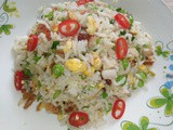 Roasted pork fried rice