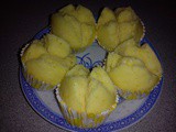 Smiling steamed orange huat kuih