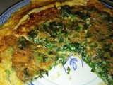 Spinach omelette