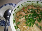 Steamed embryo rice with chicken