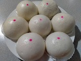 Steamed paus-hand knead pau skin dough