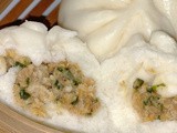 Steamed paus-meat floss salted egg filling