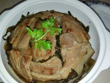 Steamed pork with mei cai