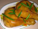 Steamed soy sauce chicken whole legs