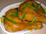 Steamed soy sauce chicken whole legs