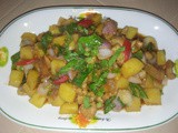 Stir fried pork with potatoes