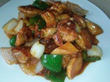 Stir fry chilli chicken