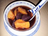 Sweet potatoes with sago dessert