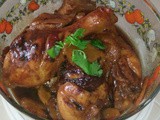 Tasty braised chicken drumsticks