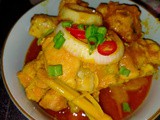 Thai style curry chicken