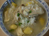 Thermal cooker - gingko nut chicken porridge