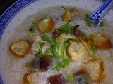 Thermal cooker - oyster pork and century egg porridge