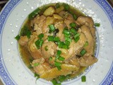 Yellow smothered chicken
