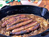 Bangers & Mash with Ale & Onion Gravy - a St. Patrick's Day Tradition