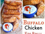 Buffalo Chicken Egg Rolls