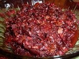 Cherry and pomegranate chutney