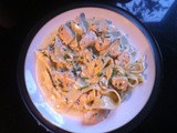 Chicken, Dolcelatte and pappardelle