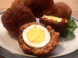 Chorizo scotch eggs