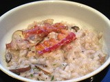 Pancetta and wild mushroom risotto