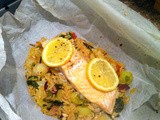 Salmon en papillote