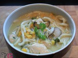 Thai chicken noodle soup