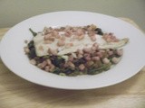 Baked Cod with lentils and lardons
