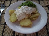 Fish and Chips with Mushy Peas and Tartar Sauce