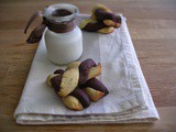 Cocoa and vanilla braided cookies