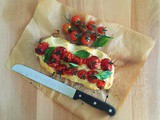 Focaccia with cherry tomatoes