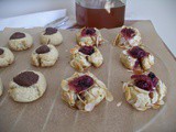 Honey thumbprint cookies