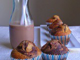 Yogurt cocoa muffins