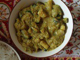 Aloo Zucchini Posto ~ Bengali Recipe of Potatoes & Zucchini in Poppy Seed Paste