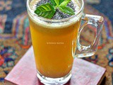 Indian style Pineapple Juice with Chia Bia Seeds
