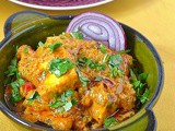 National Curry Week Special ~ Quick Aachari Paneer Recipe with Kingfisher Beer
