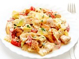 Chicken Feta Cheese Pasta Salad