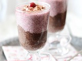 Chocolate Cherry Chia Pudding