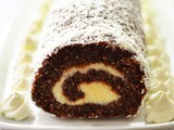 Chocolate Coconut Roll (No Bake)