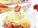 Strawberry Dump Cake