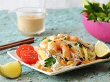 Thai Vermicelli Noodle Salad with Prawns
