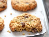 Thick, Soft and Chewy Oatmeal Raisin Cookies