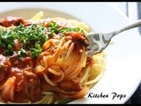 Bolognese Mushroom Spaghetti Pasta