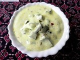 Bhindi Ki Kadhi / Okra in Yogurt Sauce