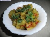 Bottle-gourd Potato Stir Fry (Lauki Aloo Ki Sabzi)